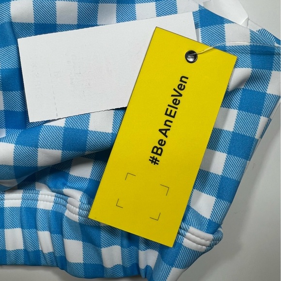 EleVen By Venus Williams | We Stand Proud Sports Brababy Gingham Blue | M - Picture 11 of 12